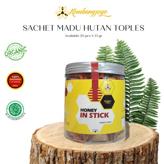 

Sachet Madu Hutan Toples 20pcs X 15gr