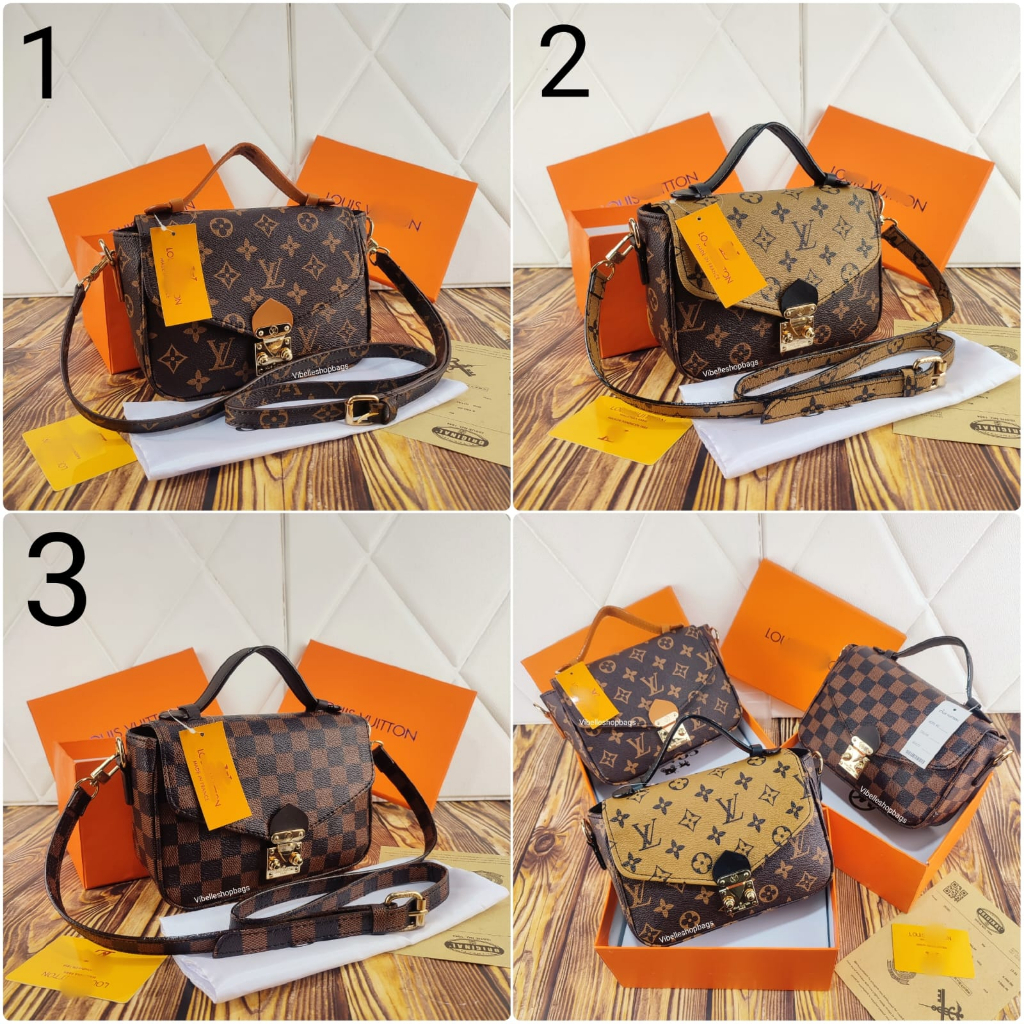 lv Metis Classic FREEBOX ukuran 21x16 - LV METIS POCHETTE TAS BATAM IMPORT MURAH FULL EMBOS NAGITABAGS KALENSHOP KODE 0637