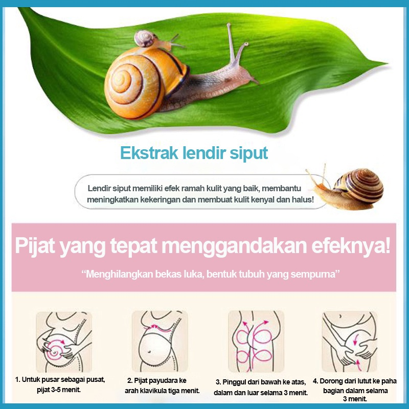 CREAM PENGHILANG STRETCH MARK Krim Stretch Mark 50G Penghilang Bekas Luka Penghilang Keloid Selulit Pregnancy Krim Anti Strechmark Aman untuk Bumil dan Busui