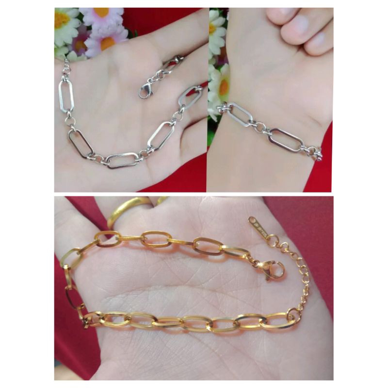 gelang rantai titanium