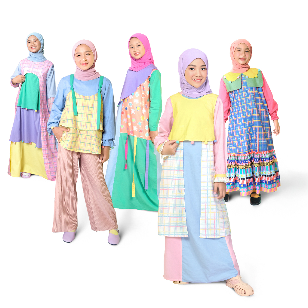 d'odette - ''Eid Series" Crayon Ball - Dress Anak