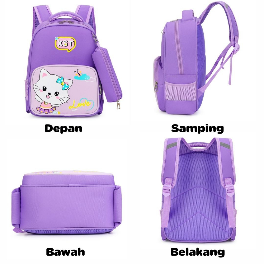 [MONA] Tas Ransel Anak Sekolah Lucu dan Imut Berbagai Karakter Kualitas Import Premium -M0220