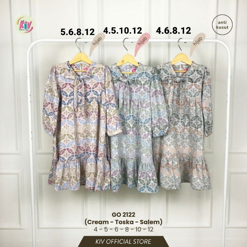 GAMIS ANAK KIV BRANDED ORIGINAL (FREE HIJAB) GMSANKKV2122