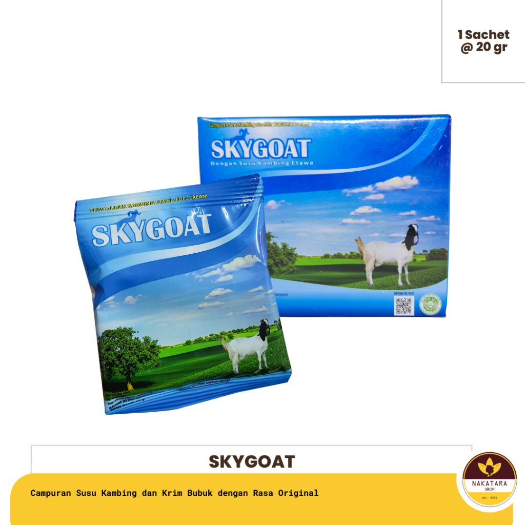 

SkyGoat Susu Kambing Etawa Original 1 SACHET