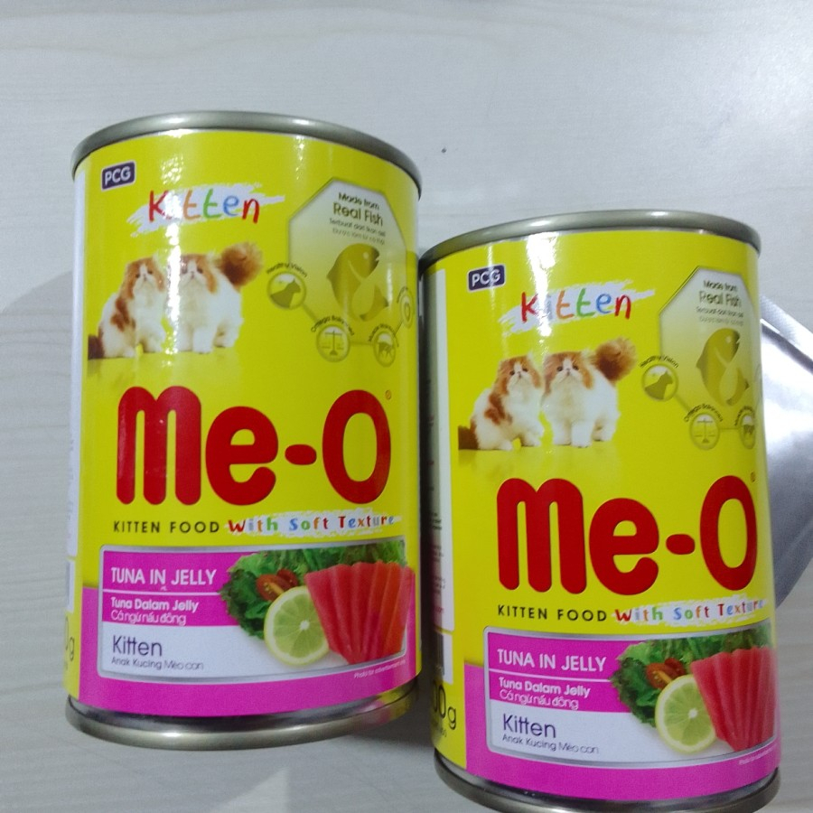 Meo Kaleng Kitten Tuna 400gr - Makanan Kucing Basah Me-O