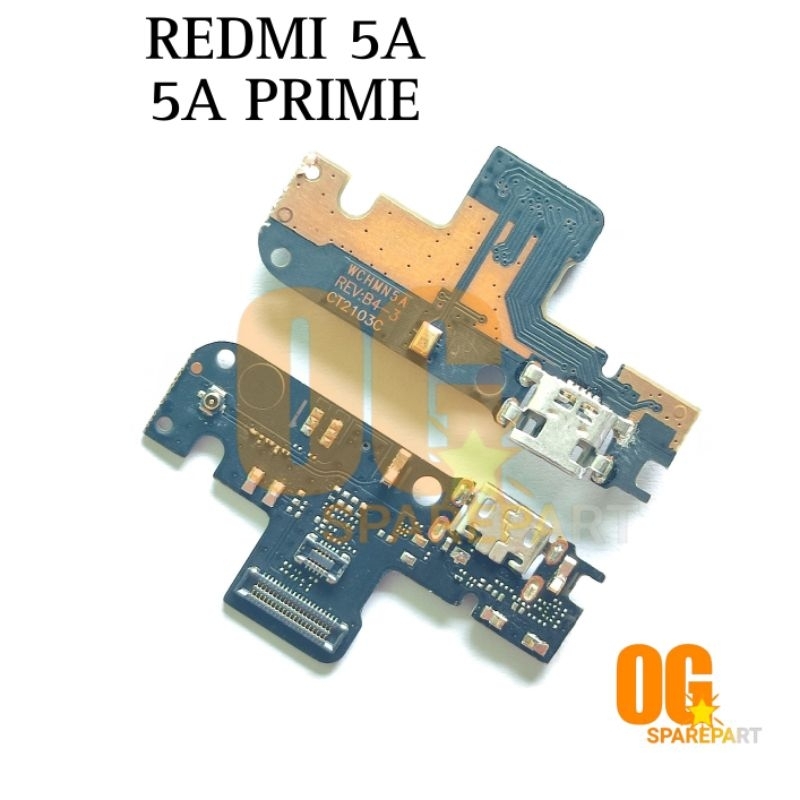 Konektor Charger XIAOMI REDMI NOTE 5A NOTE  5A PRIME Pcb  Usb Papan Cas Mic