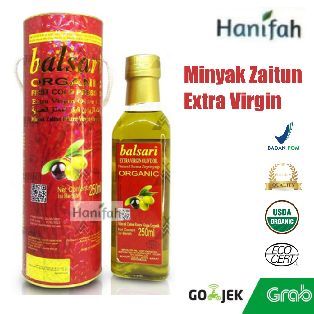 

Balsari Organic Minyak Zaitun Extra Virgin Olive Oil 250 ml