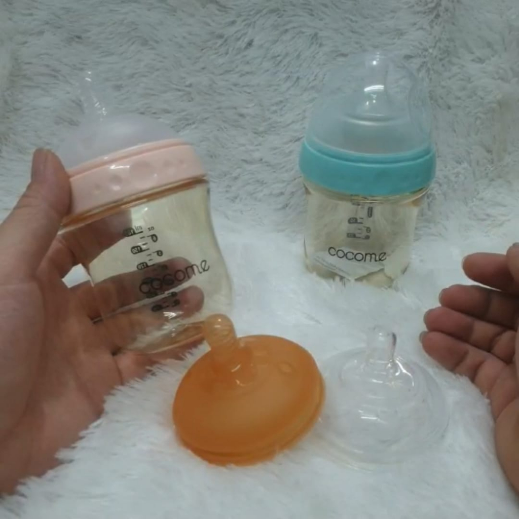 Nipple Dot Susu Tidak Perlu Pakai Selang 7cm Cocok Untuk Botol Susu COCOME Untuk 3bulan++