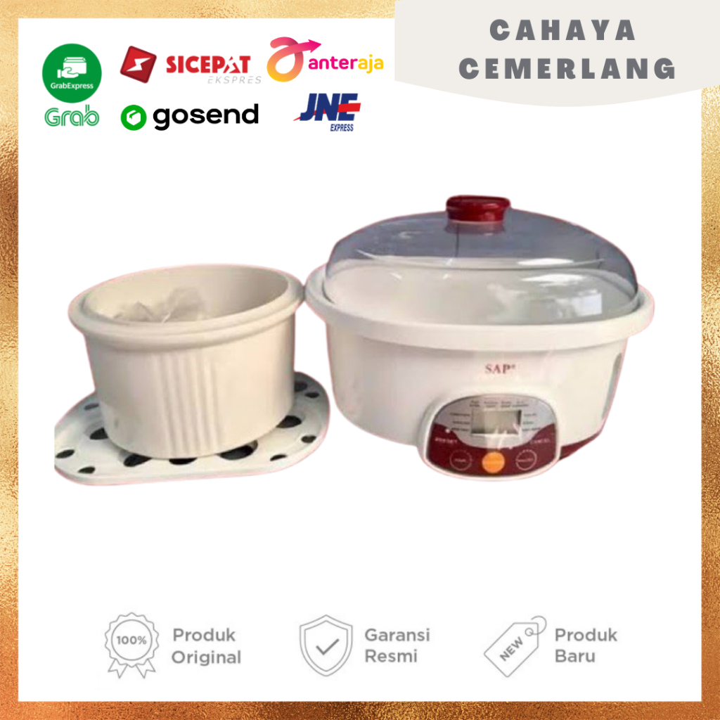 STEW POT COOKER / SLOW COOKER SAP 25DBG / 2,5 Liter Micro Computer