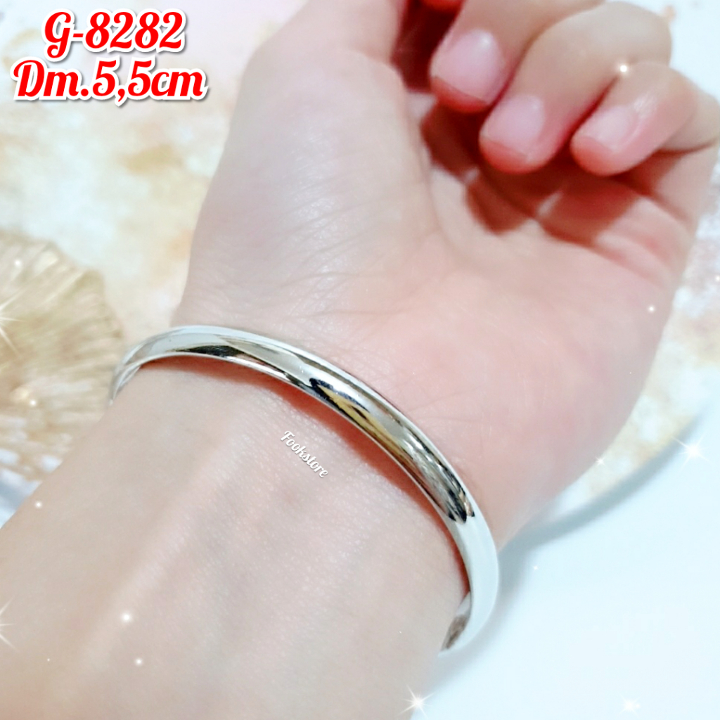 GELANG BANGLE DEWASA MODEL BUKAAN SAMPING PERHIASAN IMPORT/G-8282/G-8283