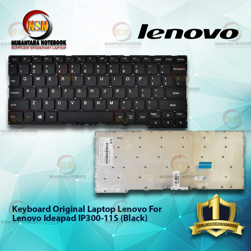 Keyboard Original Laptop Lenovo IDEAPAD IP300-11S Black