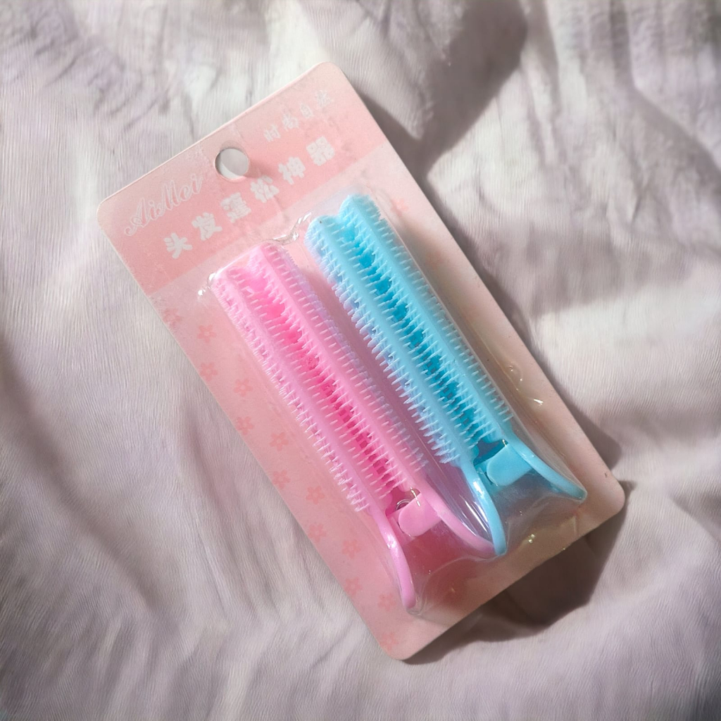 Sisir Lipat Wanita Set Isi 2 Bahan Plastik Tebal