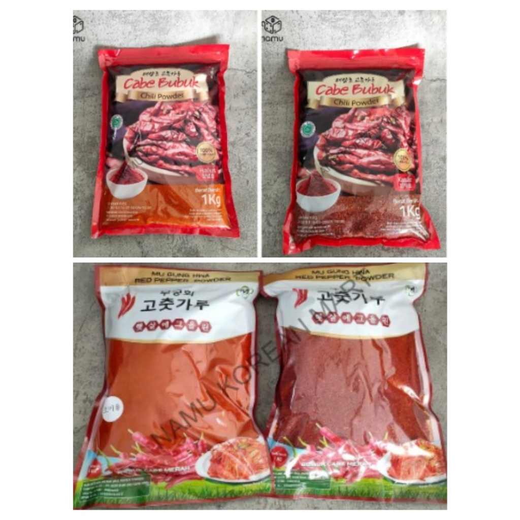 

Gochugaru Hot Pepper Powder 1 Kg [KASAR] - Gochukaru 1kg / Bubuk Cabe Korea