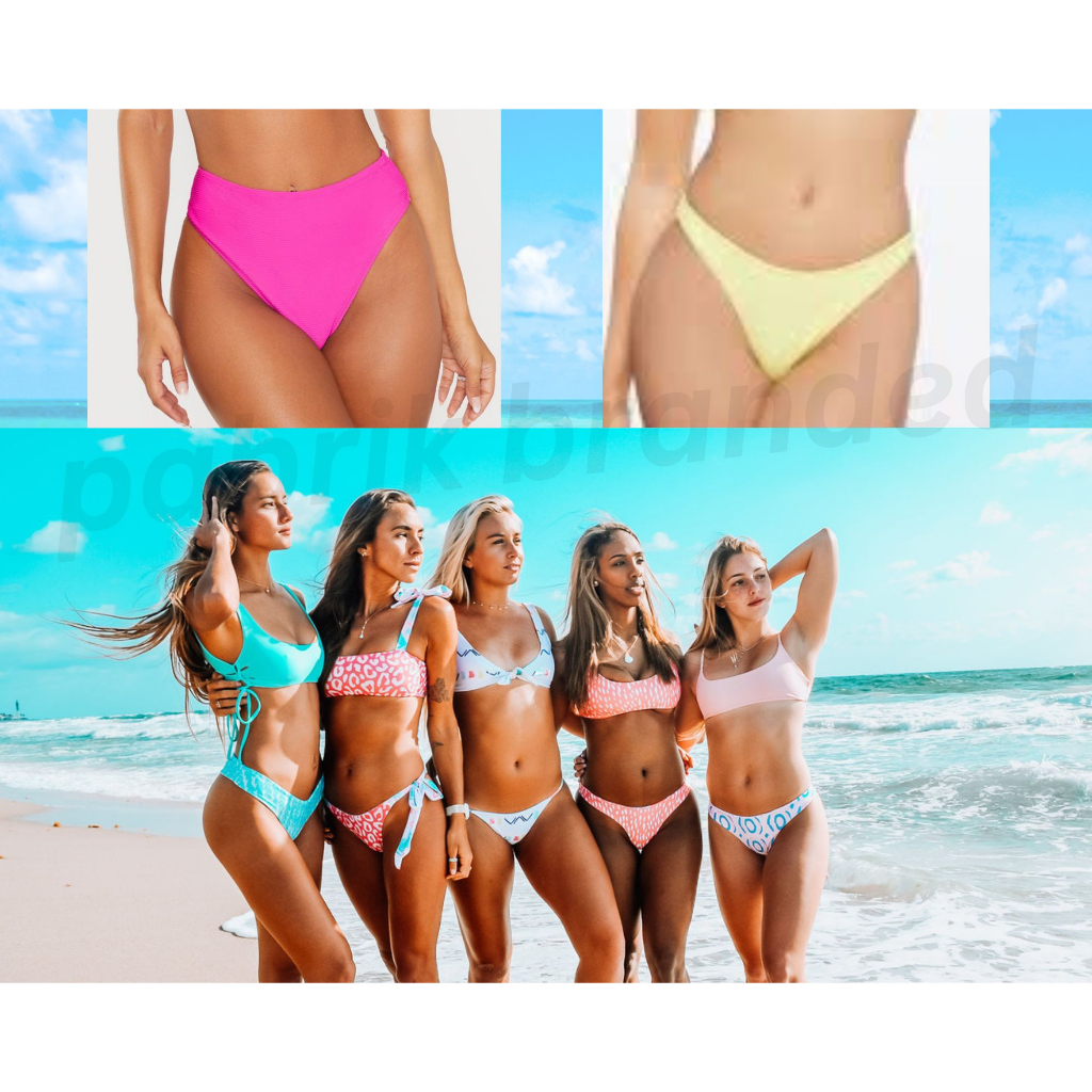 pabrik branded swimwear bikini top bottom baju celana rok renang wanita girl perempuan atasan sexy s