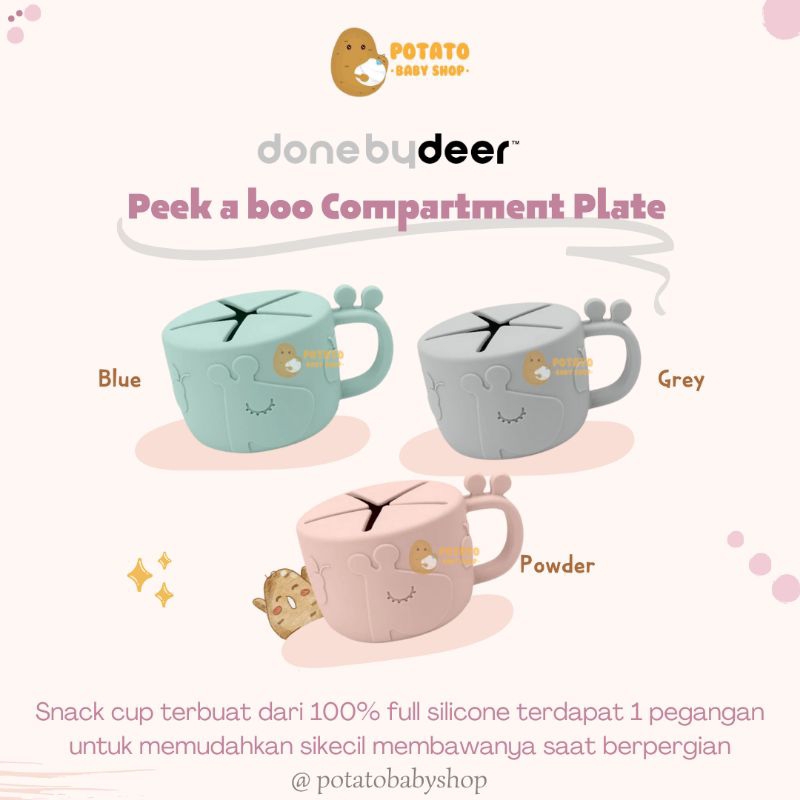 Done By Deer Peekaboo Snack Cup - Tempat Snack Anak