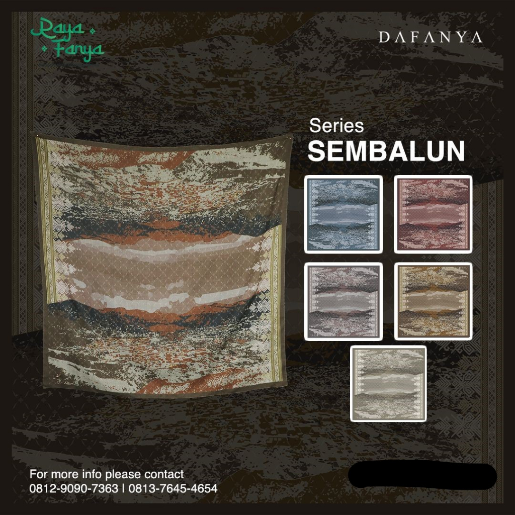 SEGI EMPAT MOTIF SERIES SEMBALUN EXLUSIVE | SEGI EMPAT PRINT