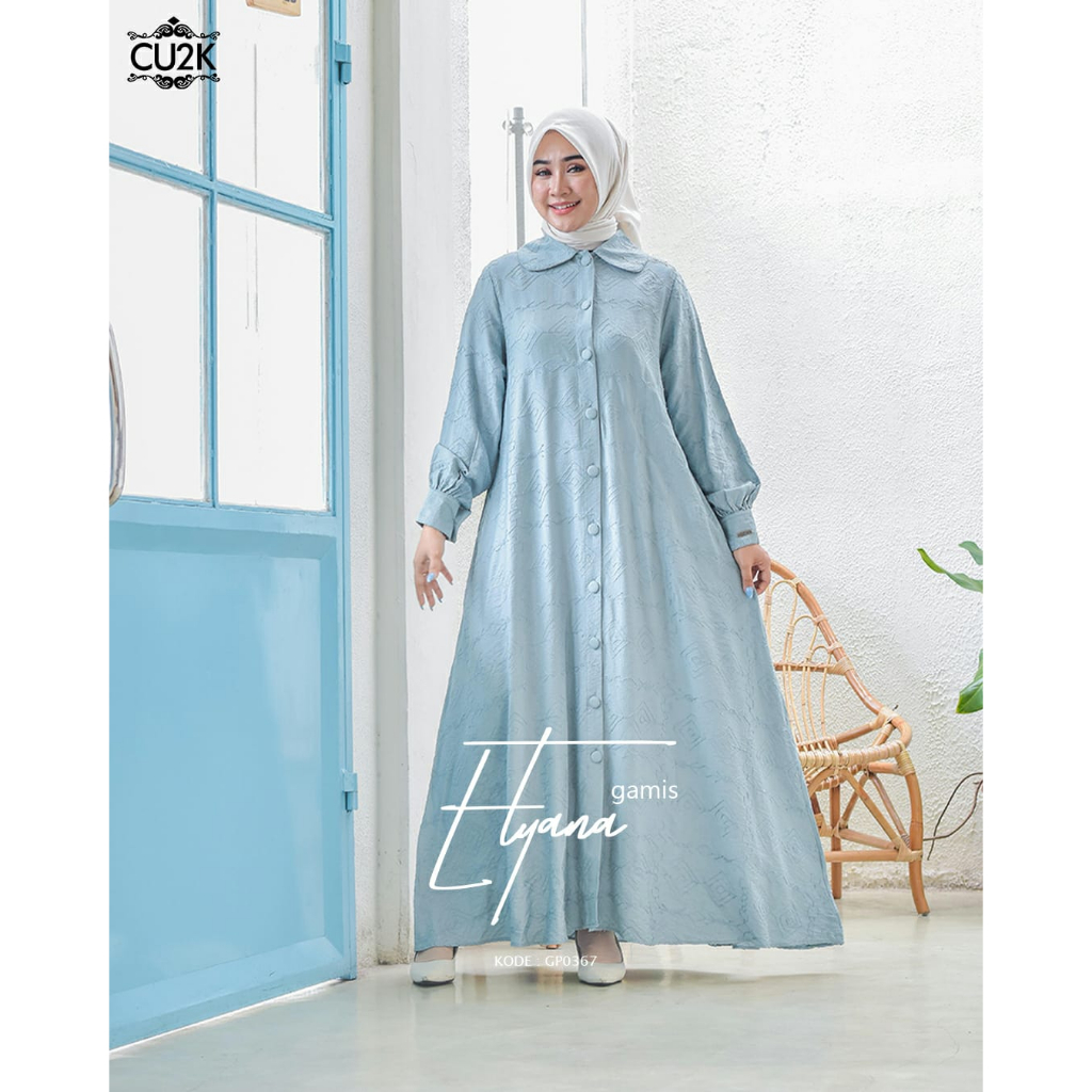 ELYANA GAMIS PREMIUM by CU2K | GAMIS TERBARU WANITA | GAMIS BORDIR |FASHION WANITA