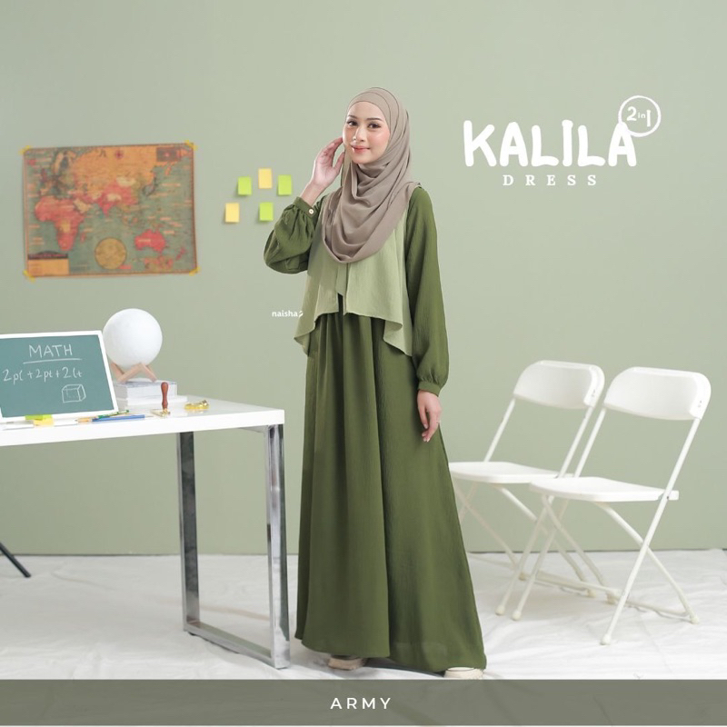 Kalila Dress by Naisha|Gamis