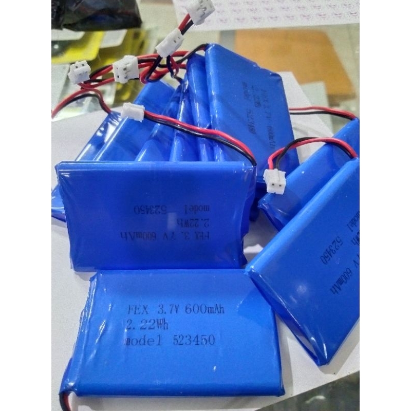 Baterai Battery Stik PS4 OP biru Socket Besar