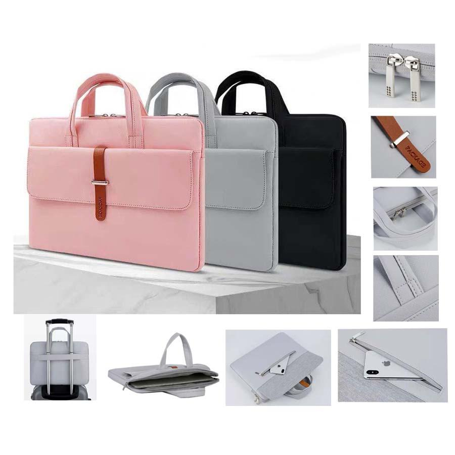 Tas Laptop Jinjing Macbook Softcase Sleeve Remoid Package Waterproof Briefcase 13 14 inch