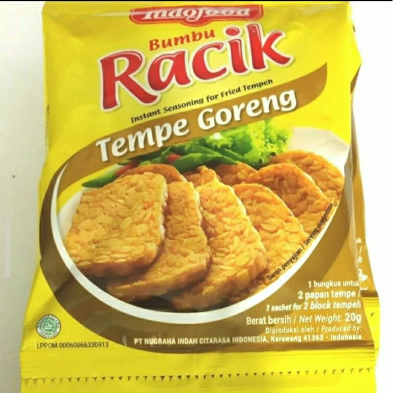 

bumbu racik instant tempe goreng | per sachet