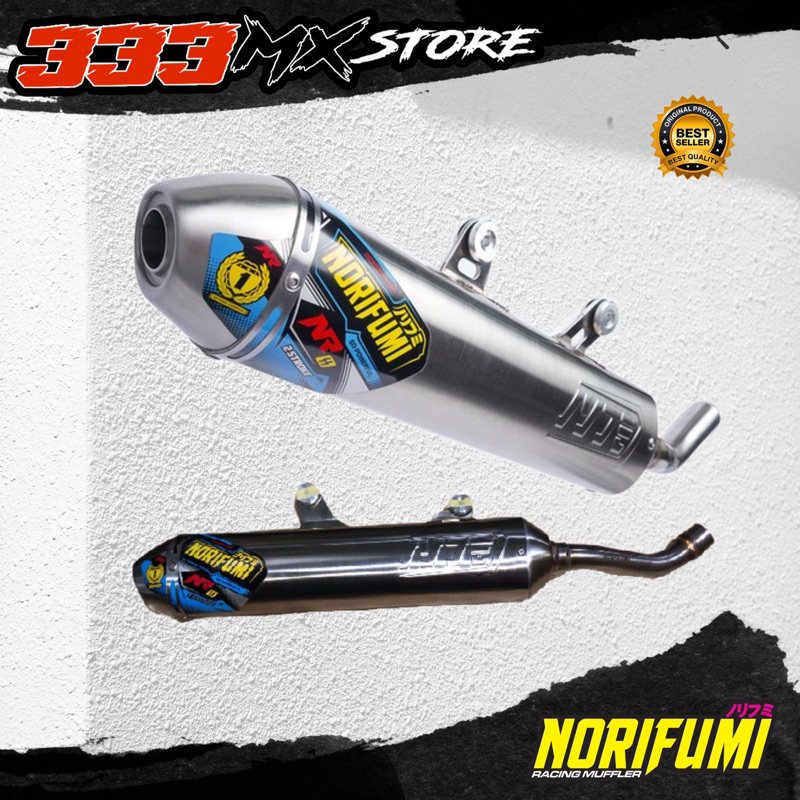 KNALPOT NORIFUMI NR SS 2TAK SLIP ON YZ 250X 20-22 NORIFUMI ORIGINAL