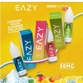 LIQUID EAZY SALT NICOTINE 15ML BY EAZY X JUICENATION