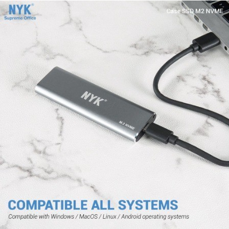 NYK Enclosure SSD M.2 NVMe Usb 3.1 Type C