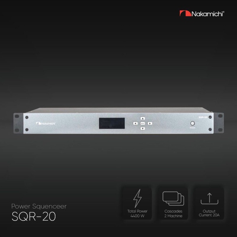 Power Sequencer Nakamichi SQR 20 Original Squencer NAKAMICHI SQR20