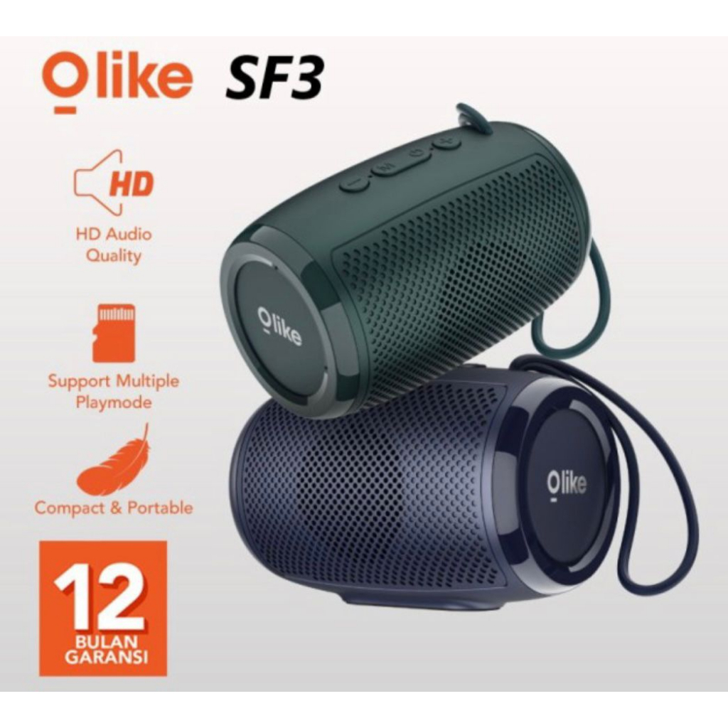 Olike SF3 Speaker TWS Mode Bluetooth 5.0 Micro SD USB Support Portable