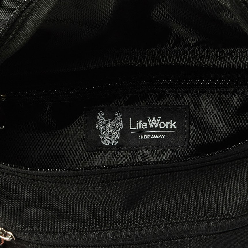 Lifework Radog Wappen Waistbag / Bumbag Pattern Black