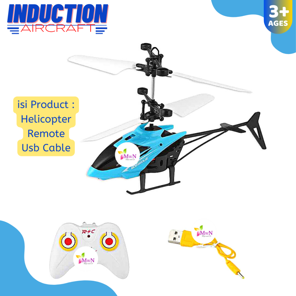 MWN Mainan RC Remote Control Helicopter Heli F380