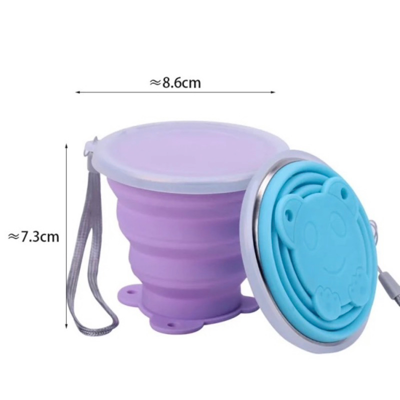 GELAS LIPAT SILIKON FOLDABLE CUP CANGKIR TRAVELING