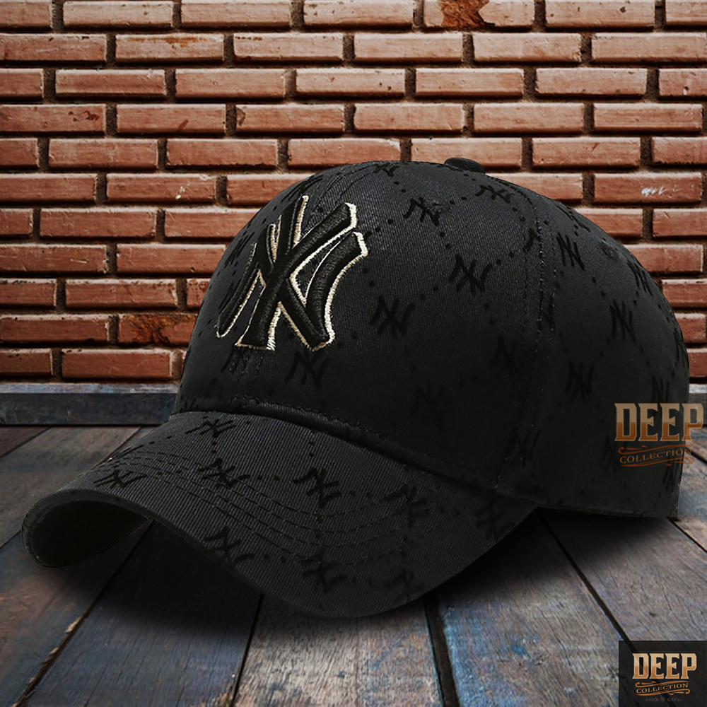 Topi Baseball NY Pria / Wanita Dewasa Kekinian | Topi Hitam New York Yankees Keren | Topi Bisbol Kor