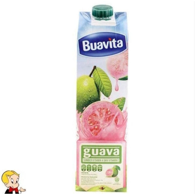 

Buavita Guava Jus Jambu Sumber Vit A Dan Vit C Halal 1000Ml