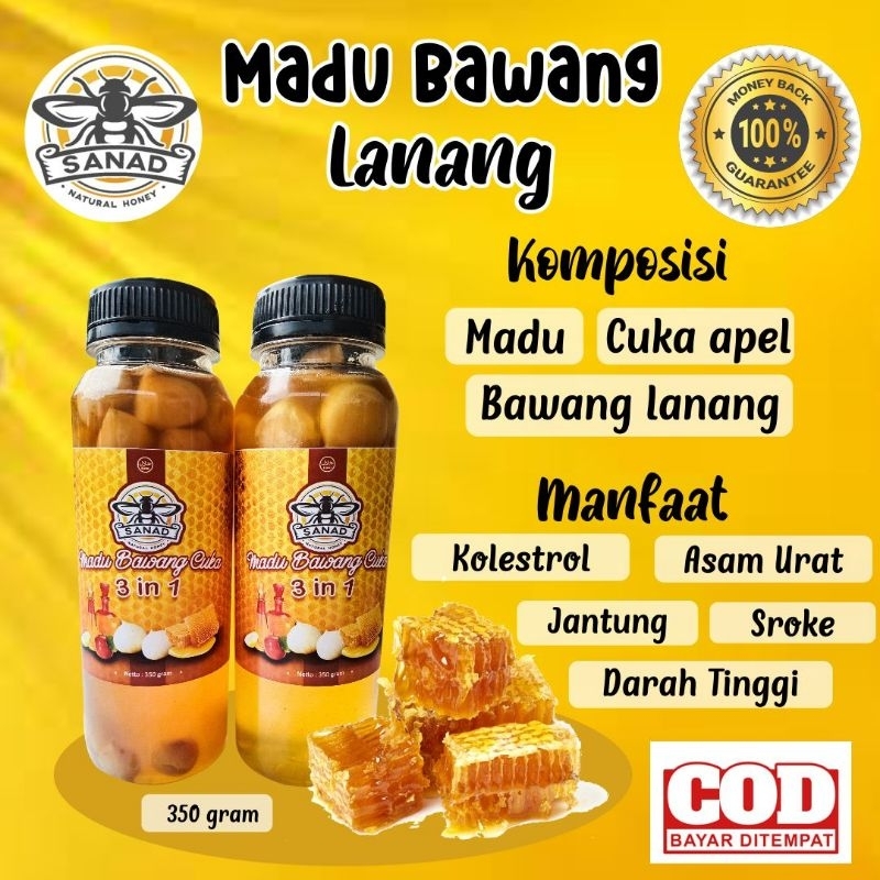

Madu Bawang Lanang 320gram l Madu Asli Murni l Madu Bawang Tunggal l Madu Hutan l Madu Sarang