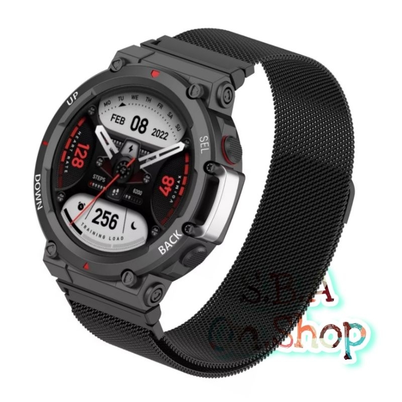 Strap Magnetic Milanese Loop Tali Jam Tangan Watch Band Amazfit T Rex Trex 1 2 3 Pro Ultra Acc
