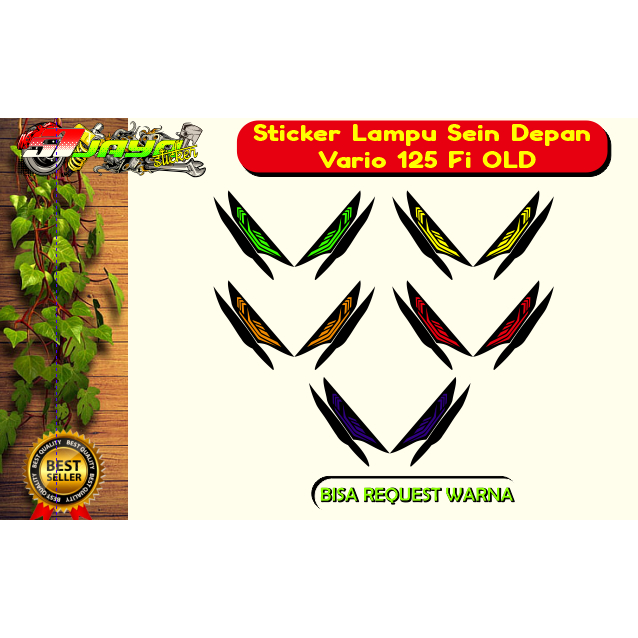 Sticker Stiker Lampu Sein Depan Vario 125 FI Old / Vario 125 FI OLD / Sticker Lampu Vario