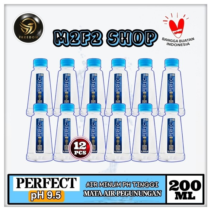 

Air Mineral Water Perfect Alkaline pH9.5 Botol Pet - 200 ml (Kemasan 12 Pcs)