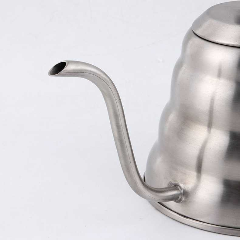 Teko Kopi Leher Angsa Coffee Maker Pot Drip Kettle 1L Tempat Minum Material Stainless Steel Anti Karat