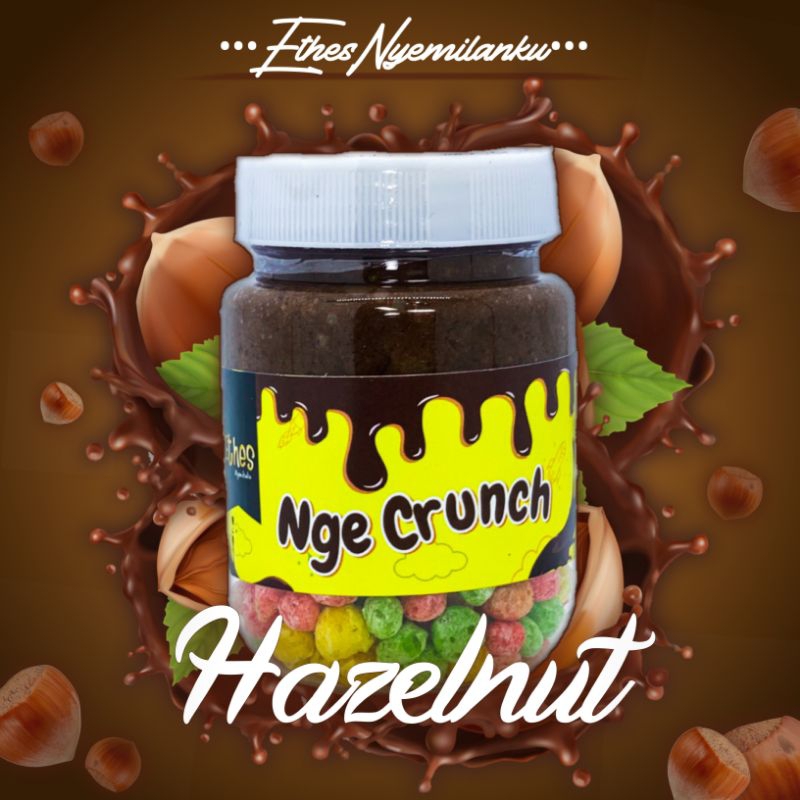 

Ethes NgeCrunch || Coklat Lumer in Jar isi 93gram rasa HAZELNUT