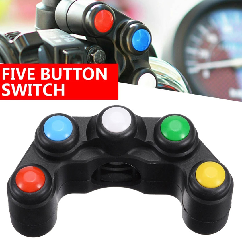 Saklar Motor Model Domino 5 tombol universal / Saklar Kanan Dan Kiri Domino Saklar 5 Tombol