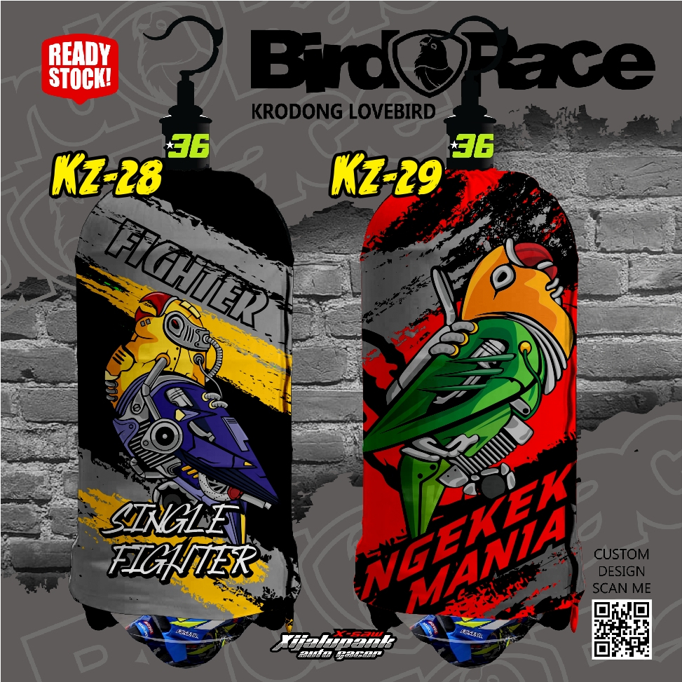 Kerodong Lovebird kopdar konlslet NGEKEK MANIA&amp;ROBOT