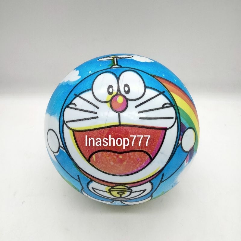 Mainan Bola Karet / (SNI) Bola Karet Karakter Doraemon