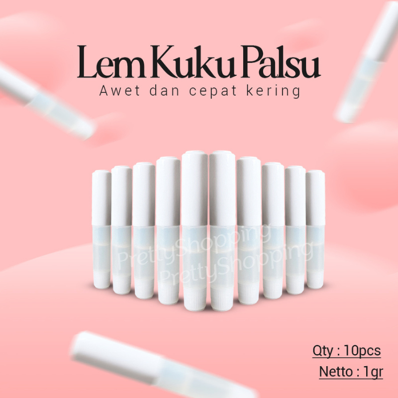 【 COD 】LEM CAIR  Kuku Palsu Nail Tip Glue Rhinestone Aksesoris Nail Art MxBon 7gram