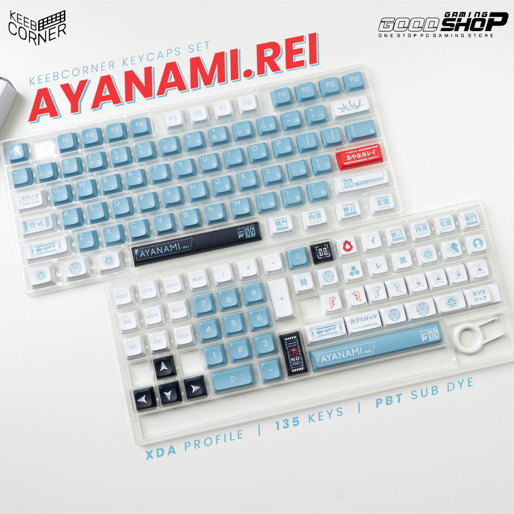 KC Keycaps AyanamiRei XDA 135 Keys