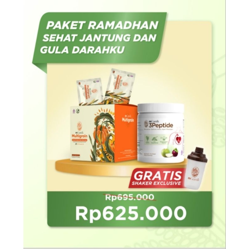 PAKET MGANIK 3PEPTIDE DAN MULTIGRAIN