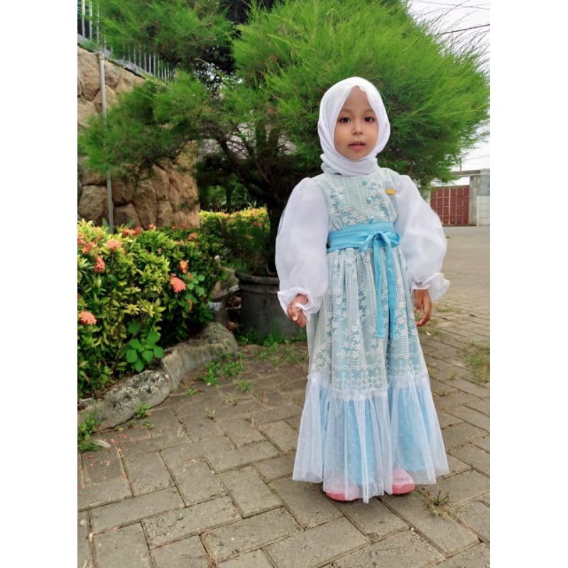 gamis Vania dress gamis organza