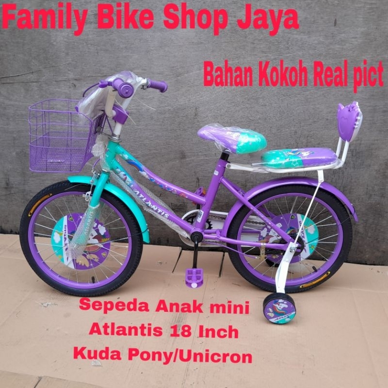 Sepeda Anak mini Atlantis 18 Inch Kuda pony
