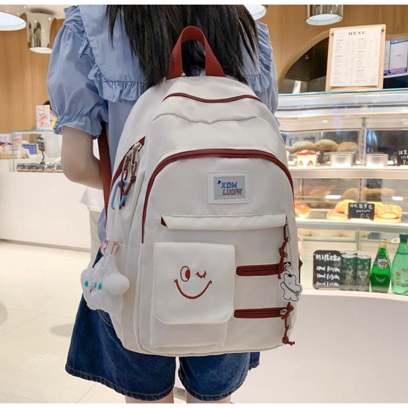 BACKPACK AESTHETIC JOSHEE TAS RANSEL WANITA - TAS ANAK SEKOLAHAN